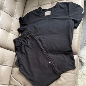 Skechers Women's Black Scrub Set